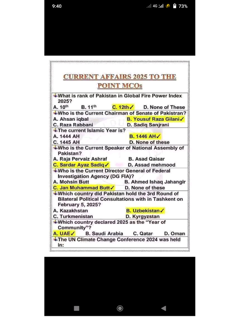 Current Affairs 2025 File PDF | PDF