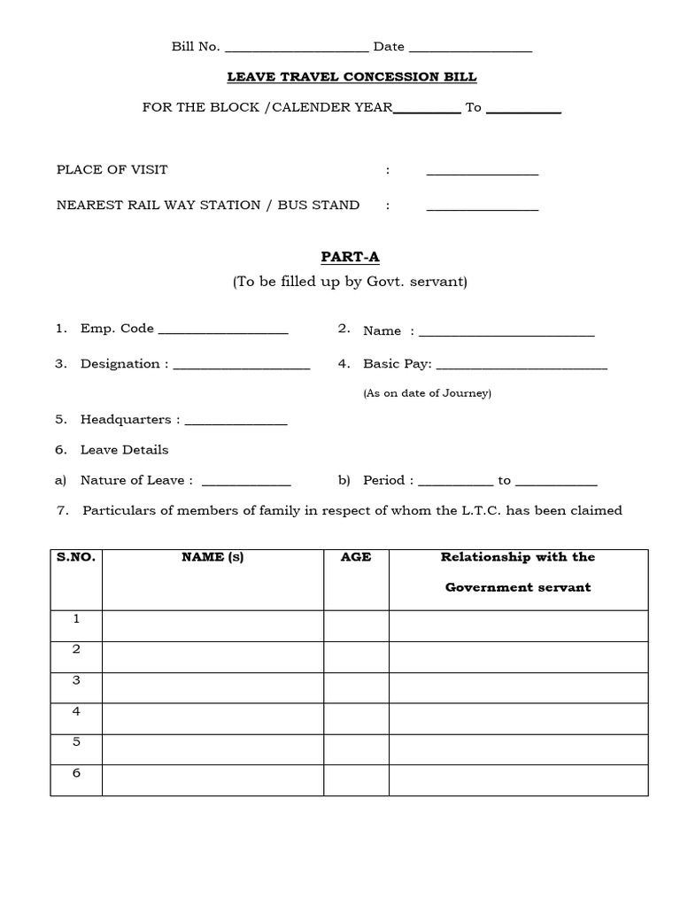 LTC Reimbursement FORM | PDF | Economies