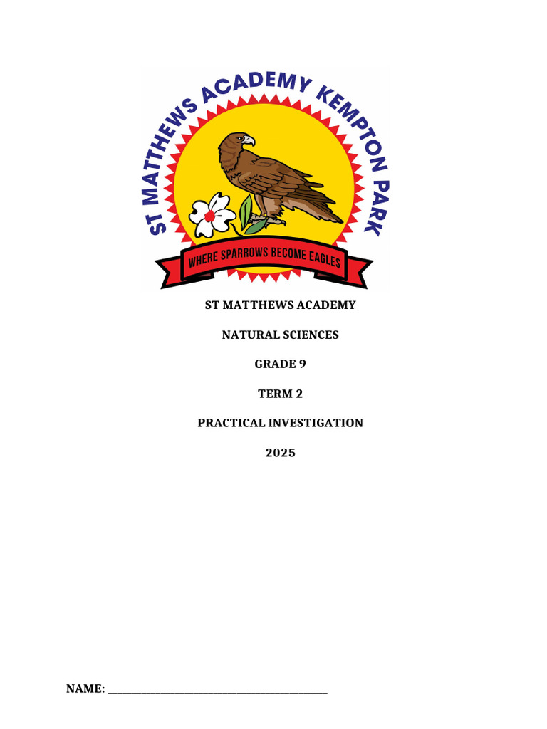Take Home Pack GET SP Grade 9 Natural Sciences Term 2 | PDF | Ph | Acid