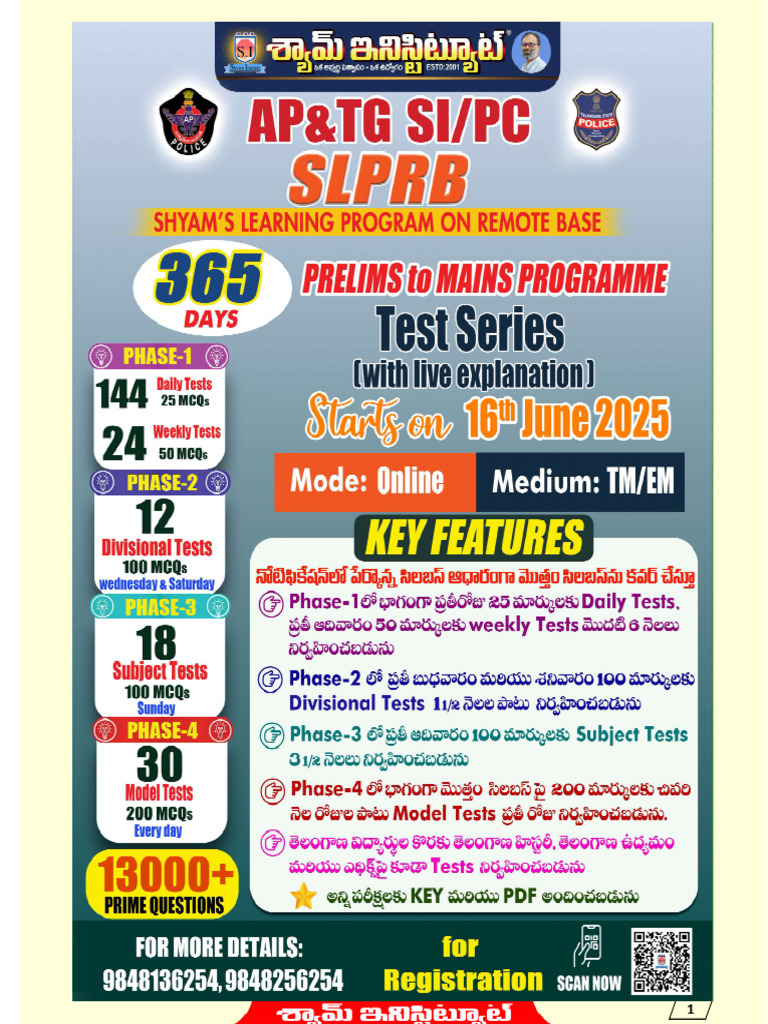 AP & TG SLPRB Schedule | PDF | Numbers | Rectangle