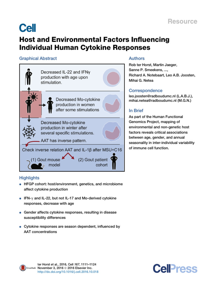 Image showcasing 2016-Host and Environmental Factors Influencing | PDF | Immune System ...