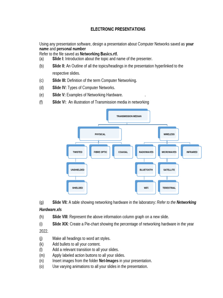Computer Networks Presentation Guide | PDF