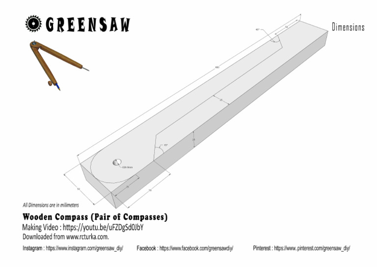 Wooden Compass Dimensions | PDF
