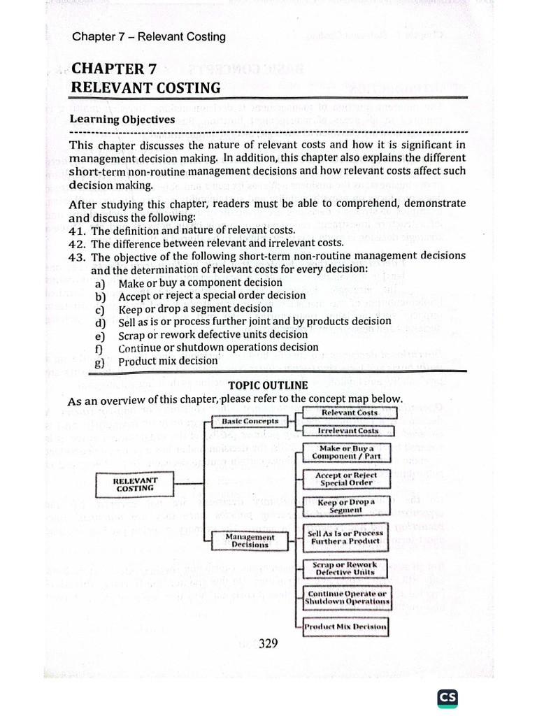 Relevant Costing | PDF