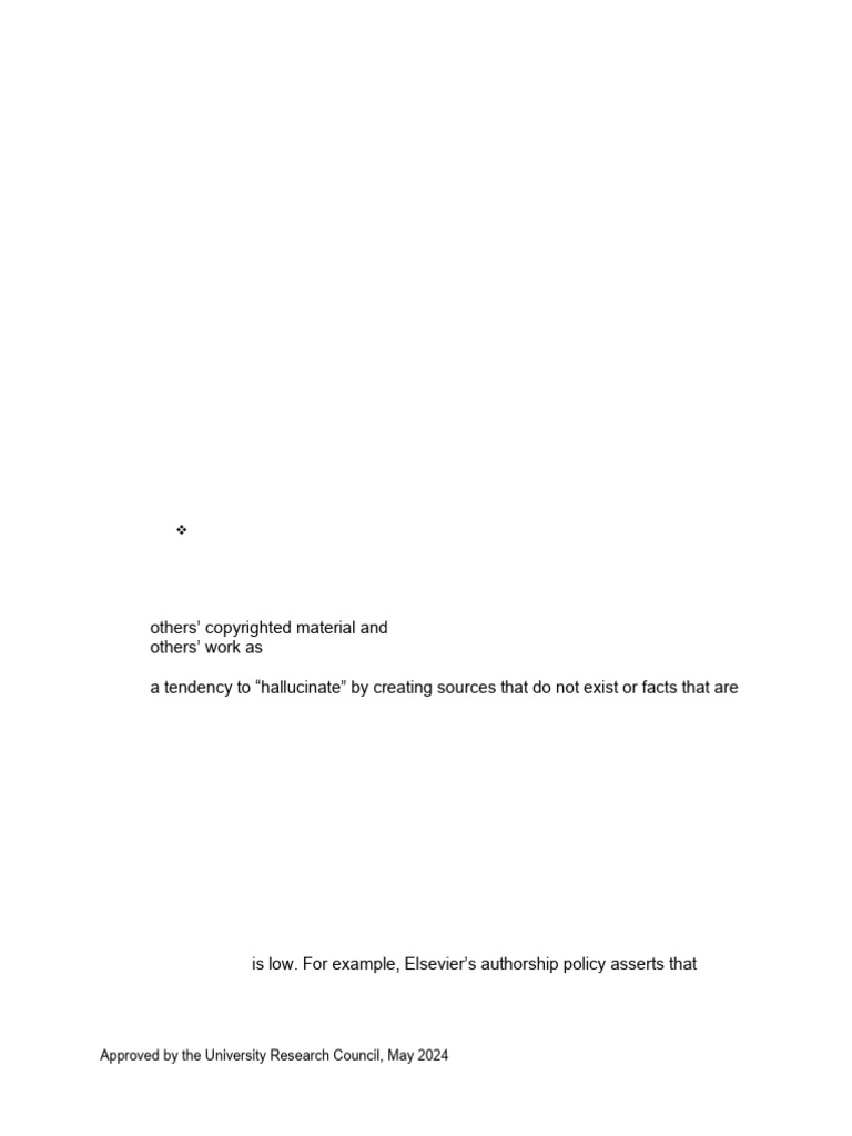 Guidance For Use of Generative Artificial Intelligence (AI) in Research ...