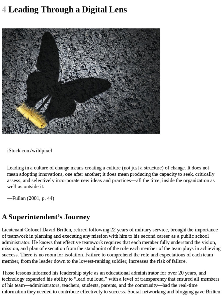 Digital Leadership in Education Transformation | PDF | Learning ...