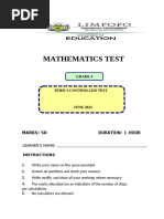 Grade 5 Mental Maths Term 1 | PDF | Mathematics