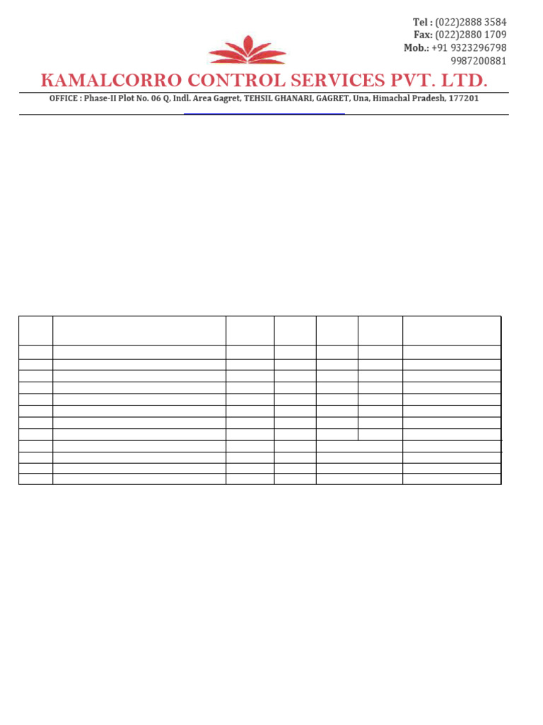 Quotation for PVC Lining Services | PDF | Trade | Public Finance