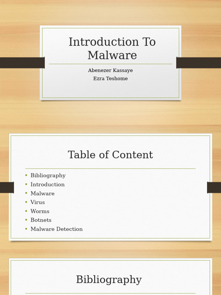 Overview of Malware Types and Detection | PDF | Malware | Computer Virus