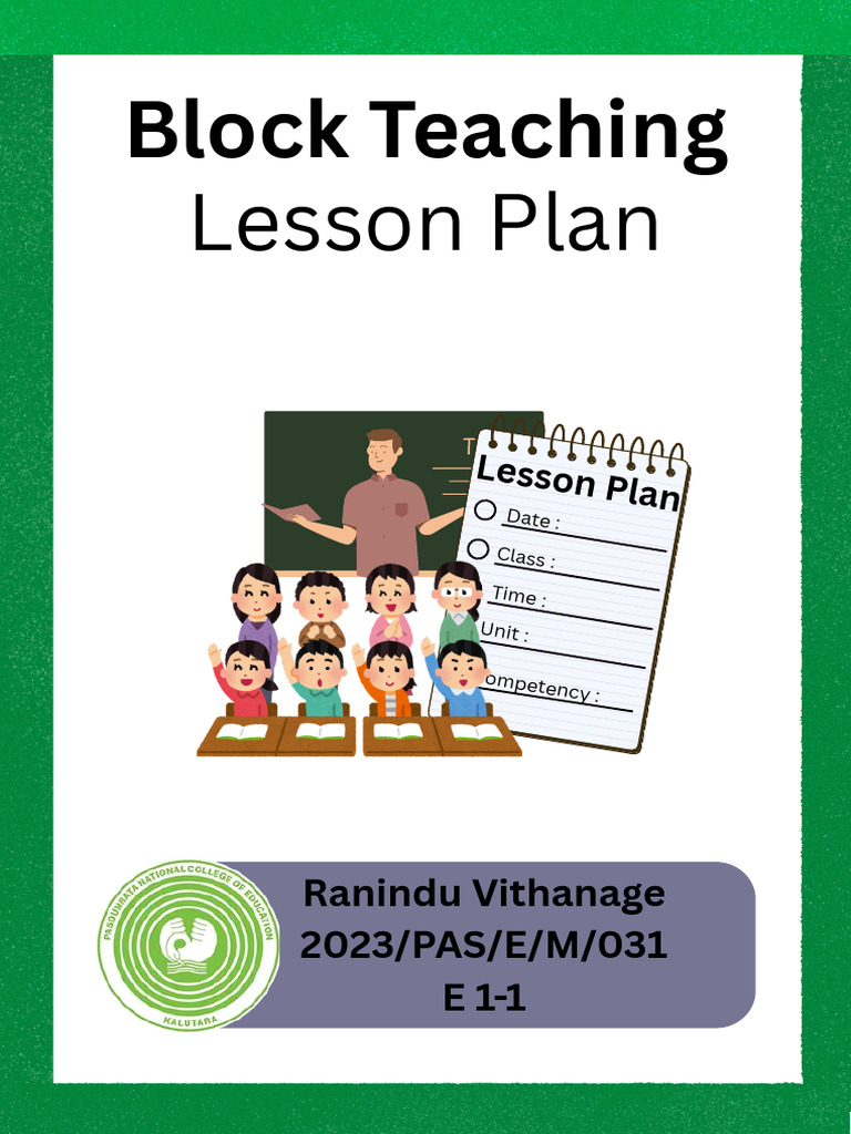 Lesson Plan - 20250615 - 104842 - 0000 | PDF