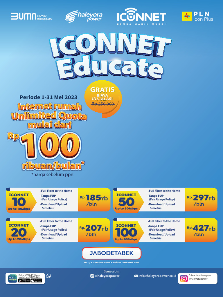 ICONNET Internet Packages Overview | PDF