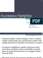 Acceptance Sampling