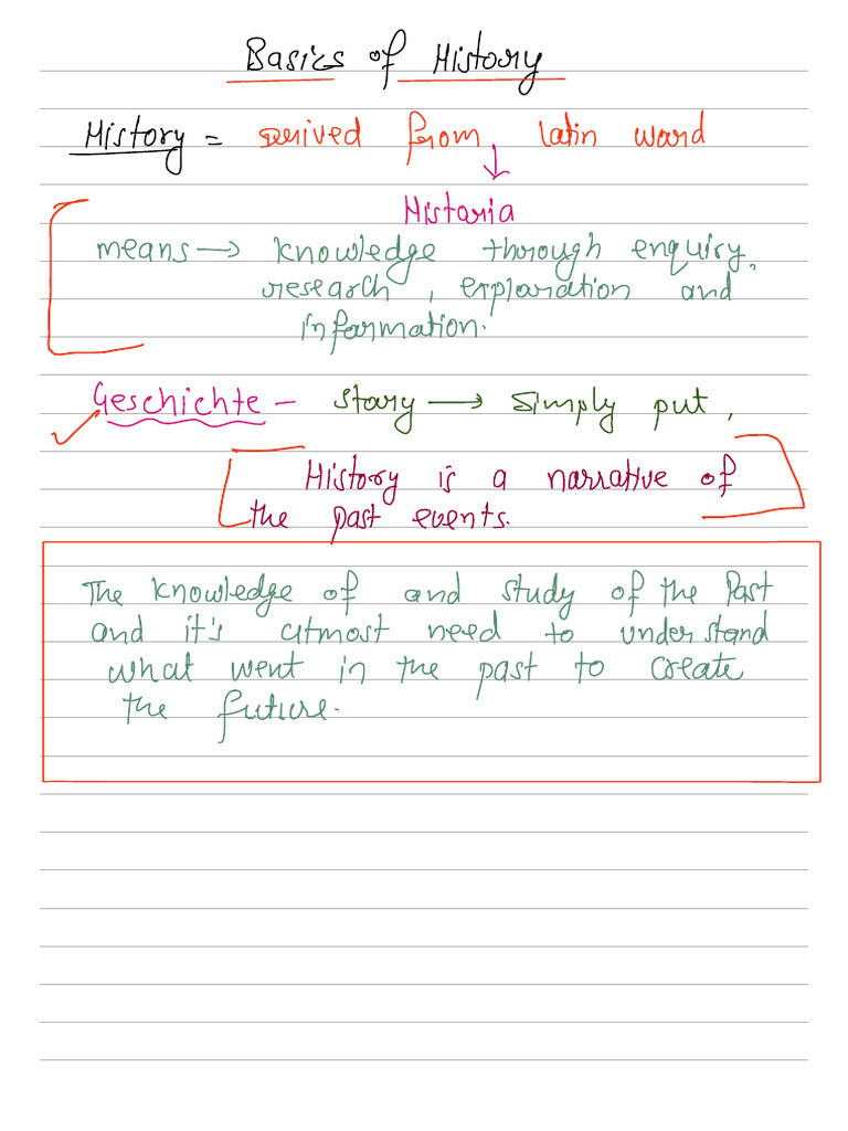 History Basics | PDF