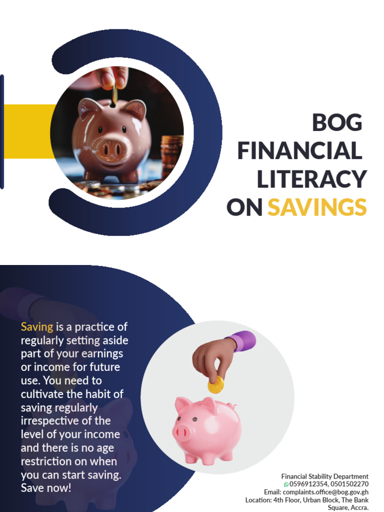 Bog Financial Literacy On Savings 2 | PDF | Banks | Financial Services