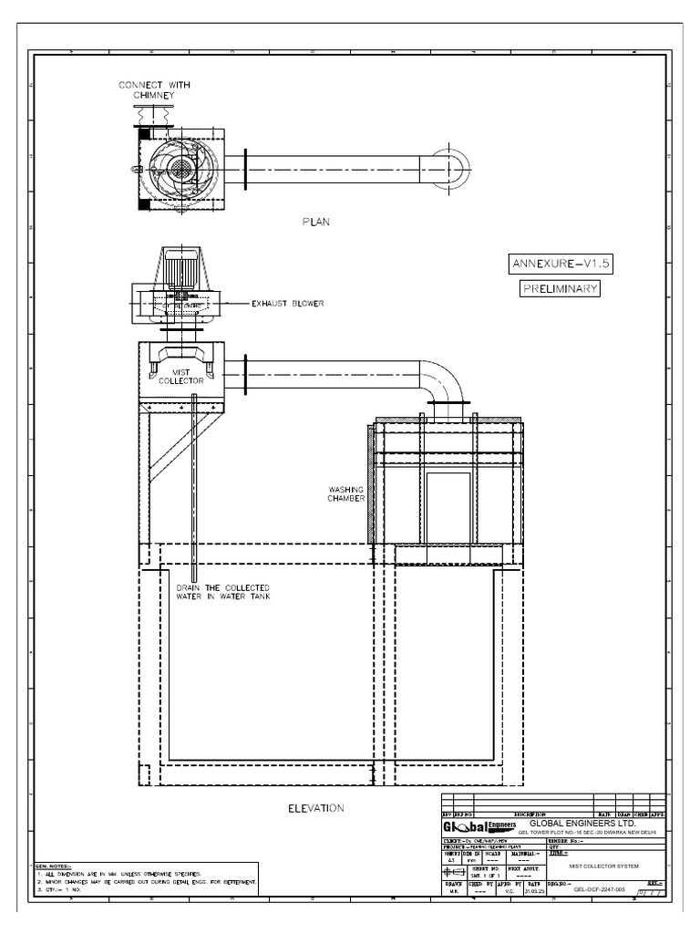 Annexure v1.5 Gel Ocf 2247 005 Mist Collecter System Model | PDF