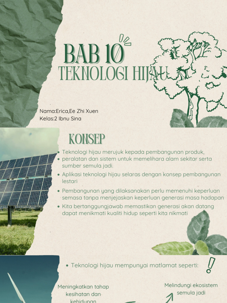Geografi Tingkatan 2 Bab 10 Teknologi Hijau Pdf