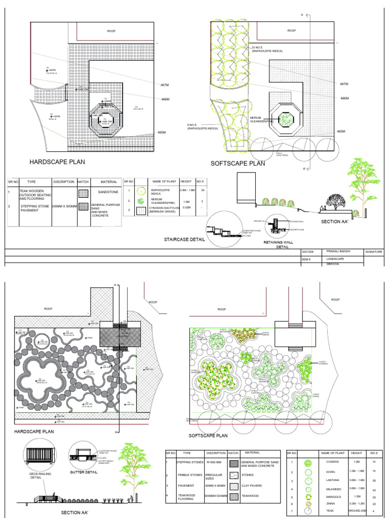 Landscape Sem 6 Portfolio | PDF | Civil Engineering | Building Engineering