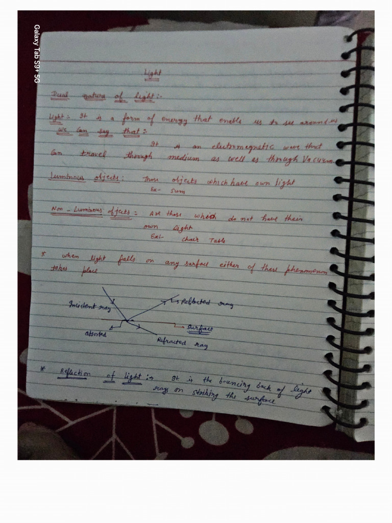 Hw notes 10th light_250107_104813 | PDF