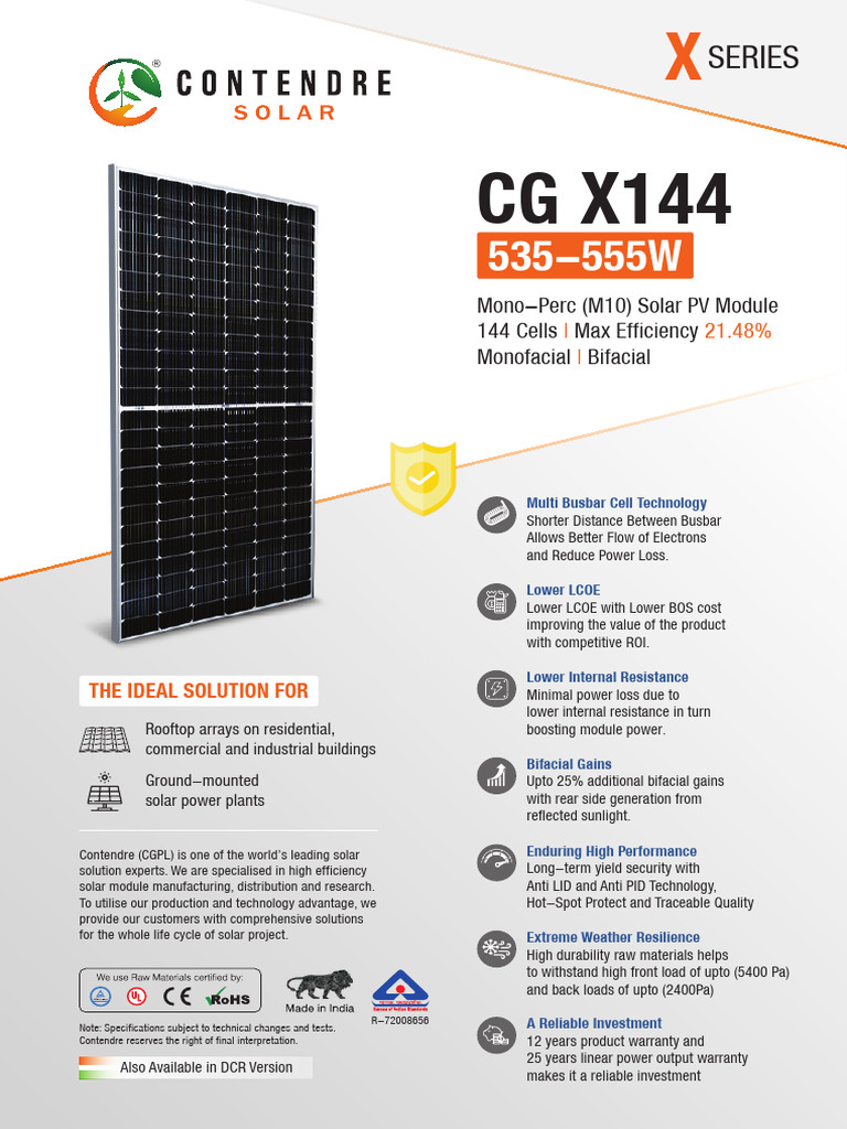 High-Efficiency Mono-Perc Solar Modules | PDF | Solar Panel | Photovoltaics