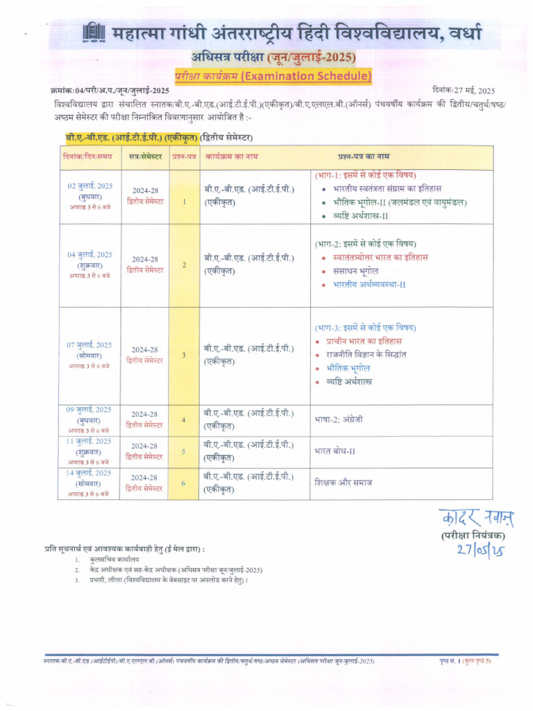 5 ITEP Sem2 BALLB Sem2 4 6 8 UG Sem2 July 2025 | PDF