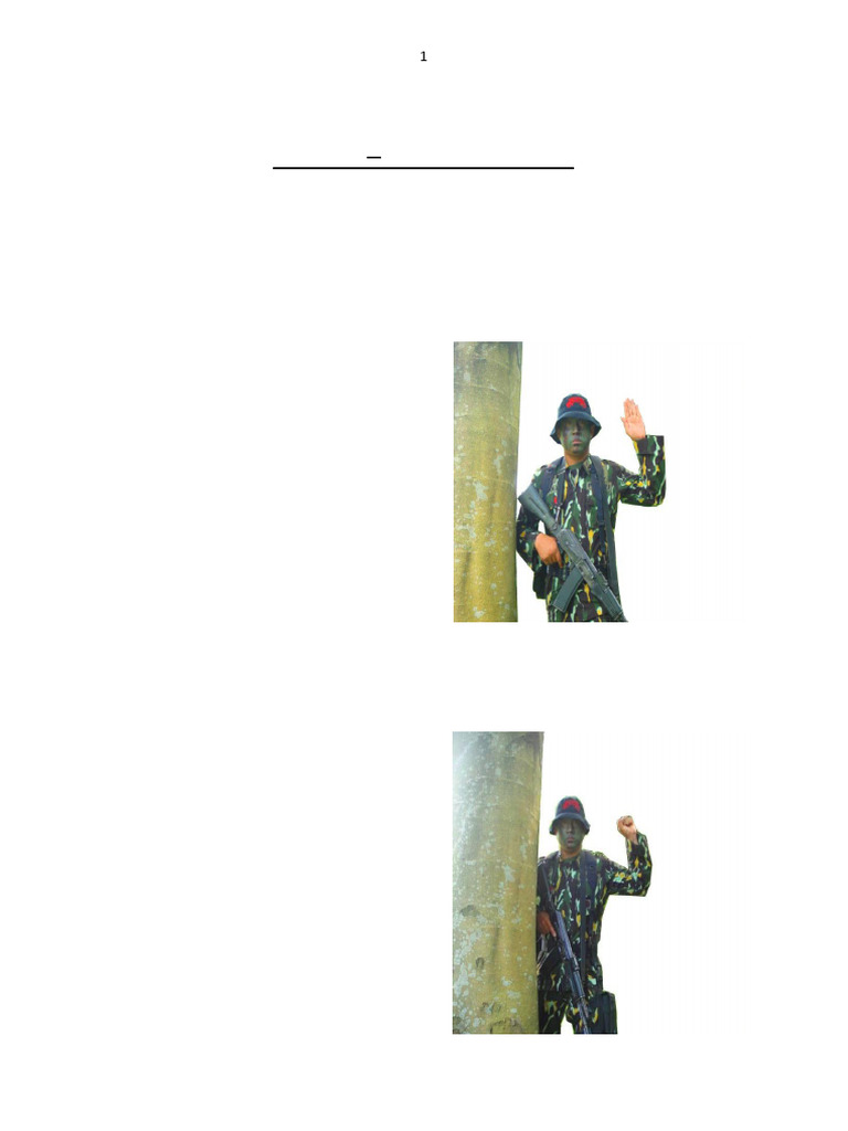 Tanda Visual Komunikasi Militer | PDF