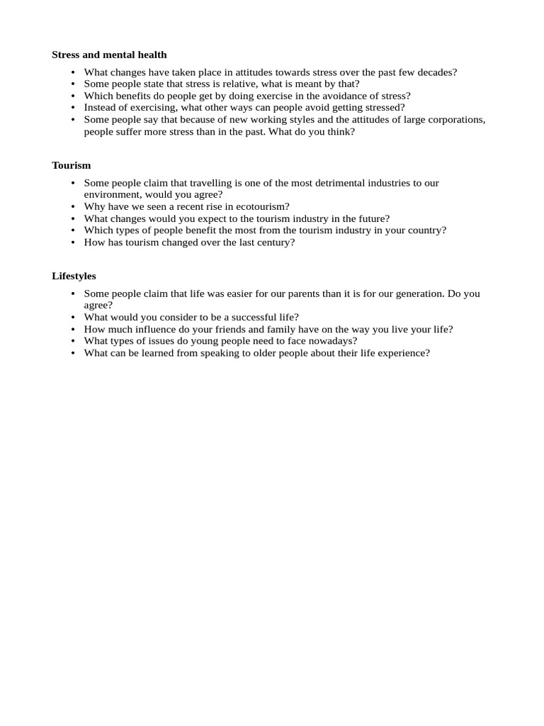 Cambridge Advanced Discussion Topics | PDF
