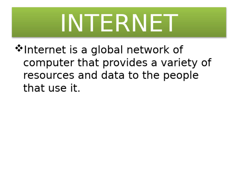 Internet | PDF