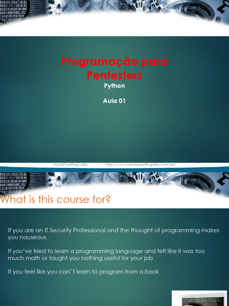 Slides Aula01 | PDF | Computer Engineering | Computing