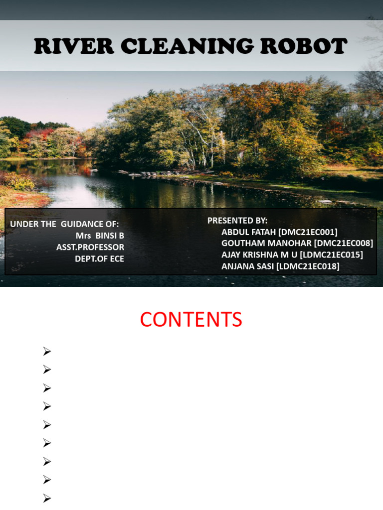 Autonomous River Cleaning Robot Project | PDF | Arduino | Bluetooth