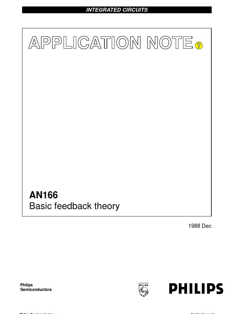 Amplifiers Basic Feedback Theory | PDF