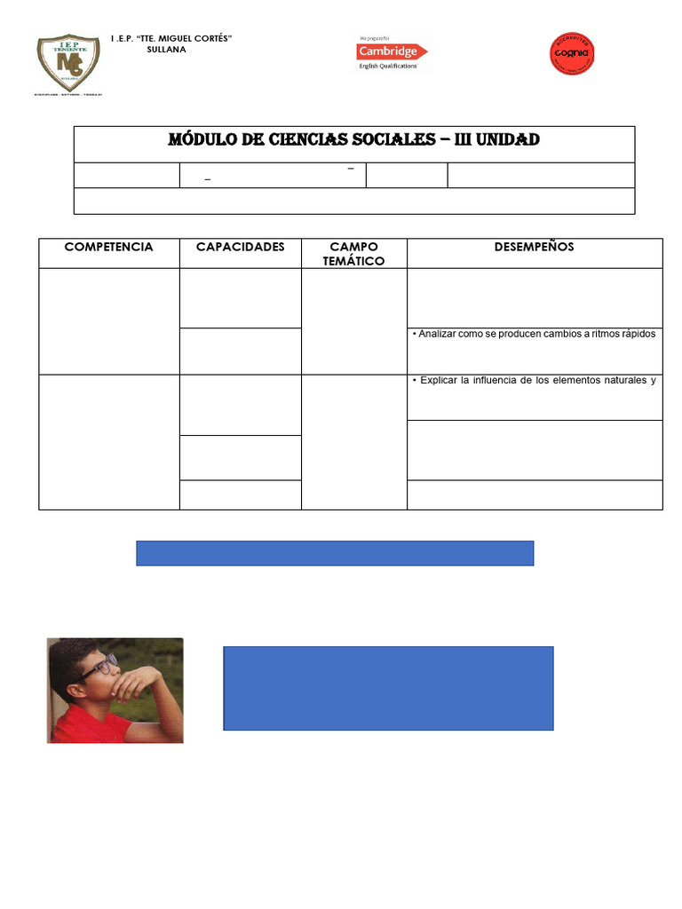 Modulo de CC - Ss de 3ero 3 Unidad | PDF | Imperio español | Nueva españa