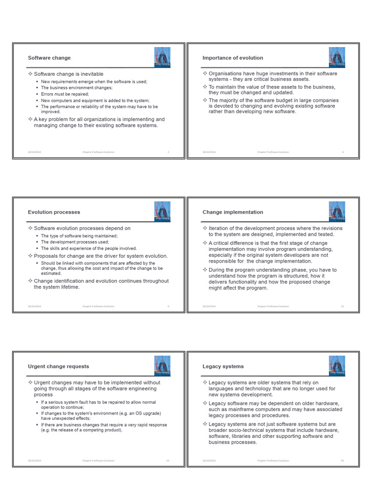 Ch9 Evolution Pdf Software Computer Science