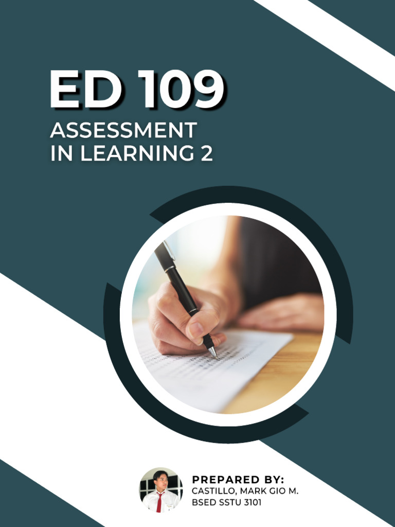 Assessment in Learning 2 - Activivity No. 1 | PDF