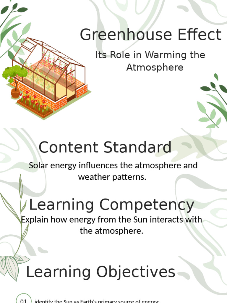 Greenhouse Effect and Global Warming | PDF | Greenhouse Effect ...
