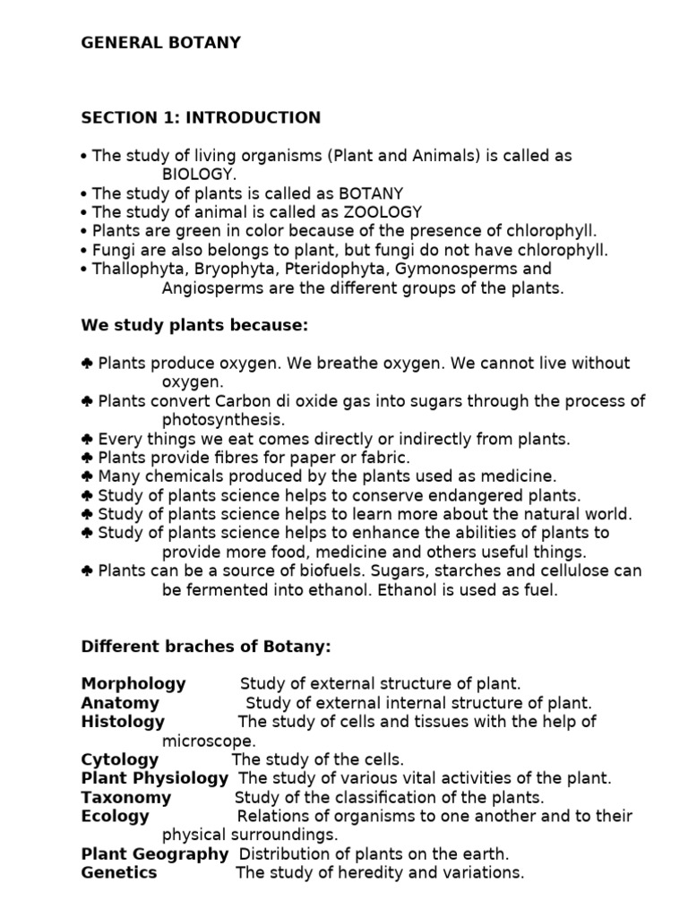 Overview of Botany and Microscopy | PDF | Meiosis | Mitosis