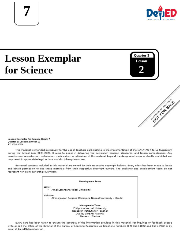 Q3 LE Science 7 Lesson 2 Week 2 | PDF | Force | Euclidean Vector