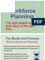 Workforce Planning: The Right People at The Right Place at The Right Time