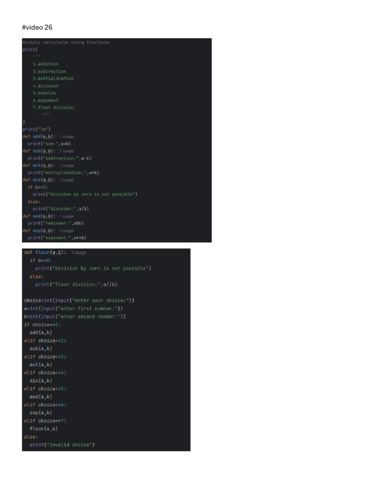 Python 26 30 | PDF