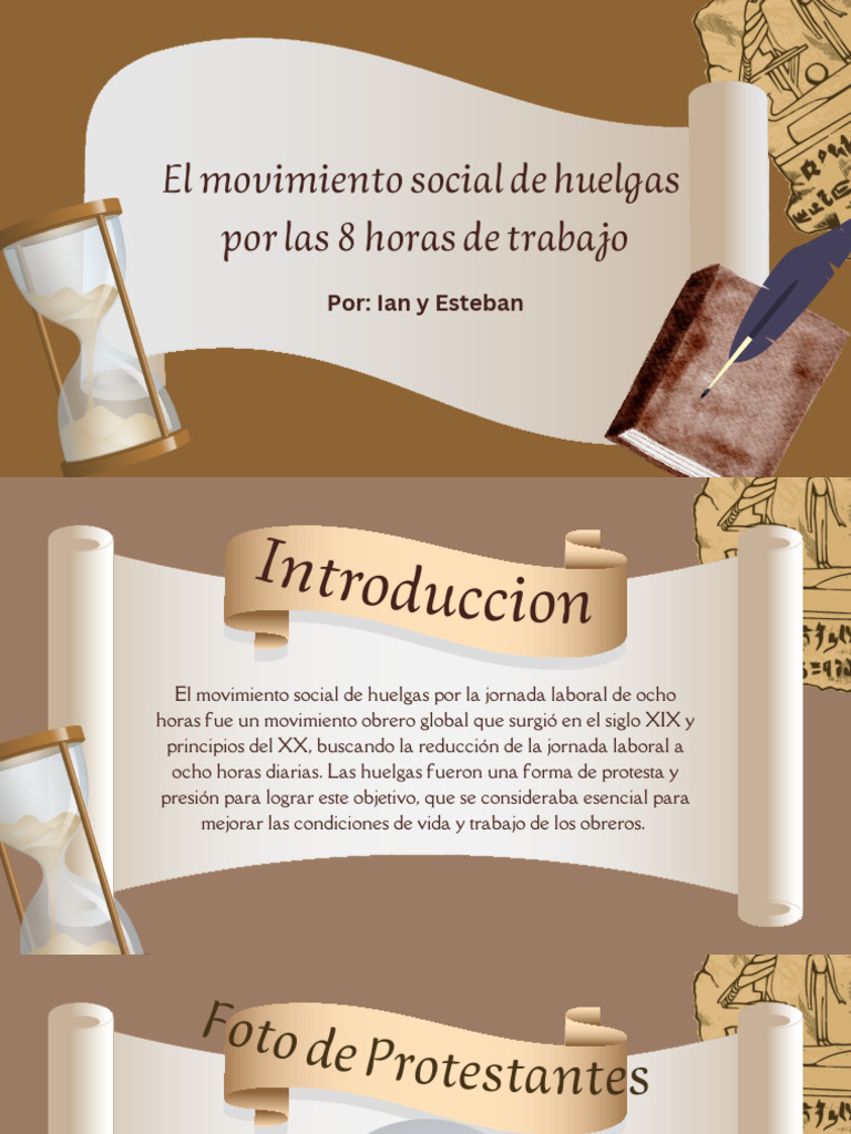 El Movimiento Social Huelgas Por Las 8 Horas de Trabajo | PDF