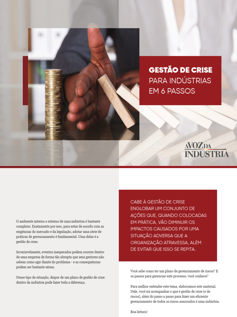 Ebook Gesto de Crise para Indstrias em 6 Passos | PDF | Avaliação de ...