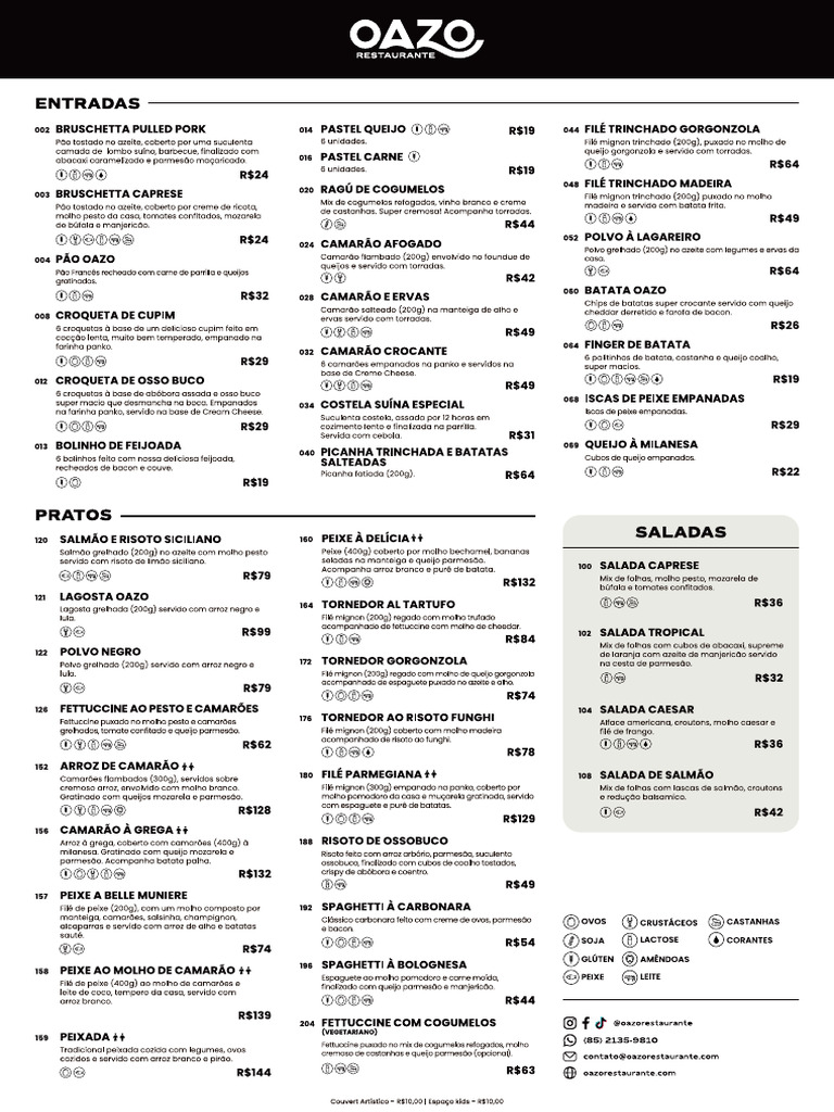 Menu | PDF