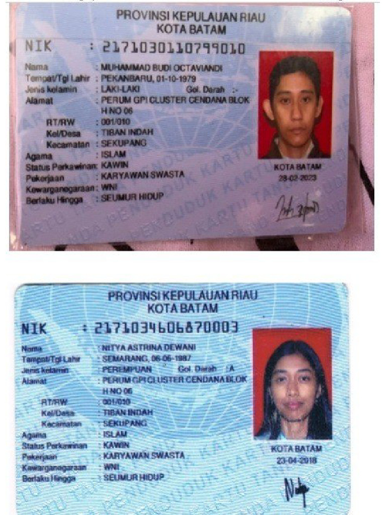 KTP Ayah Ibu | PDF