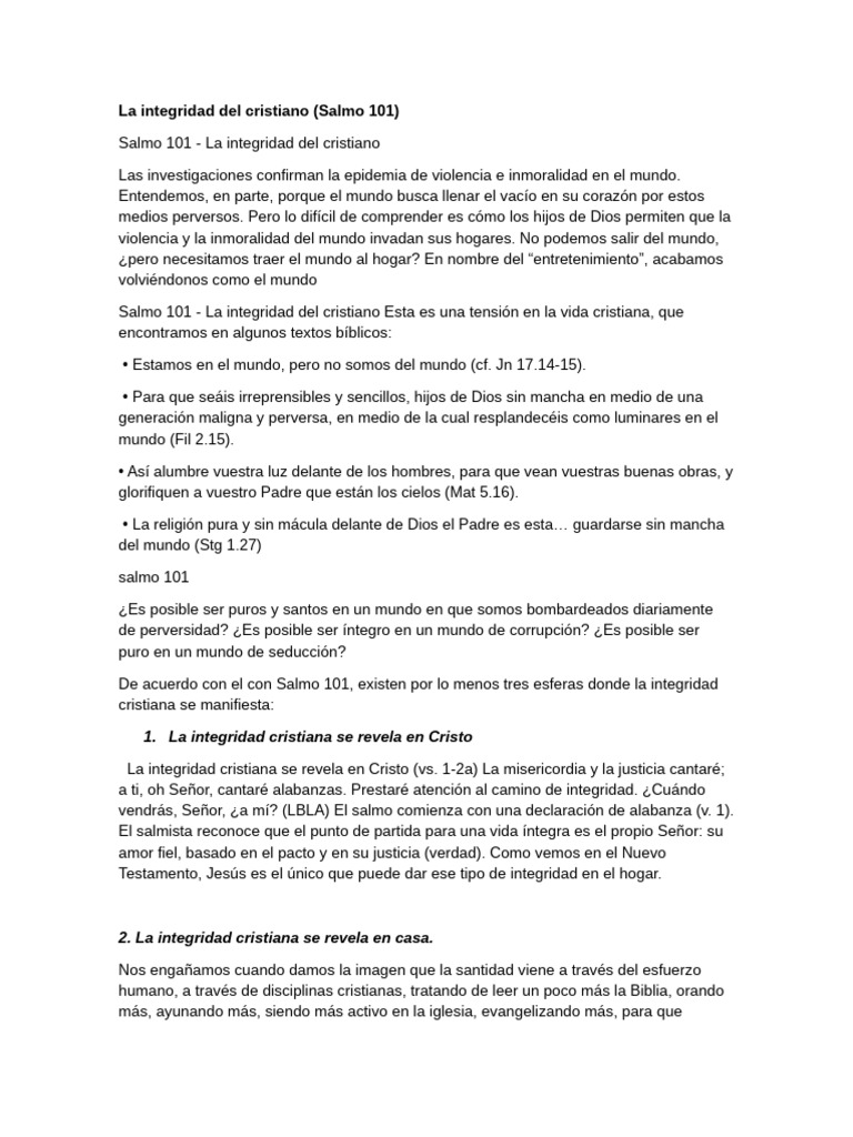 Integridad cristiana en tiempos difíciles | PDF | Cristo (título) | Jesús