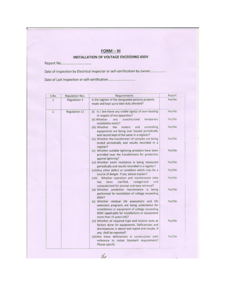 Form III | PDF