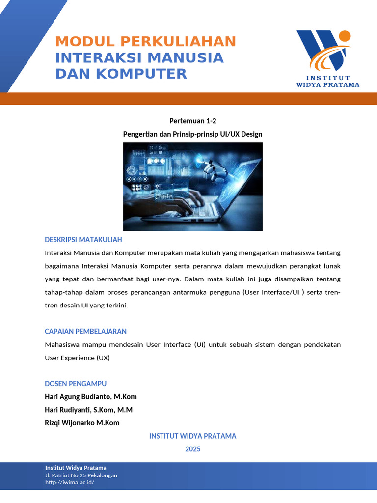 02-Pengertian Dan Prinsip-Prinsip Desain UI UX | PDF