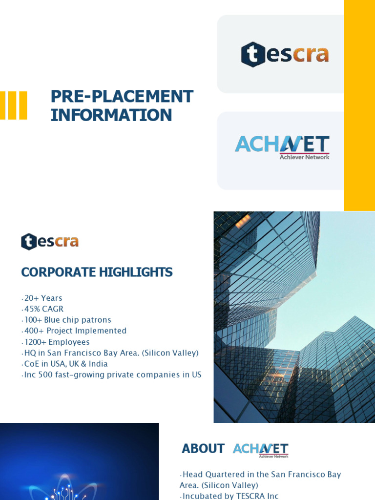 TESCRA Interview Process Overview | PDF | Computing