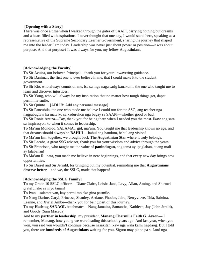 Opening With A Story | PDF