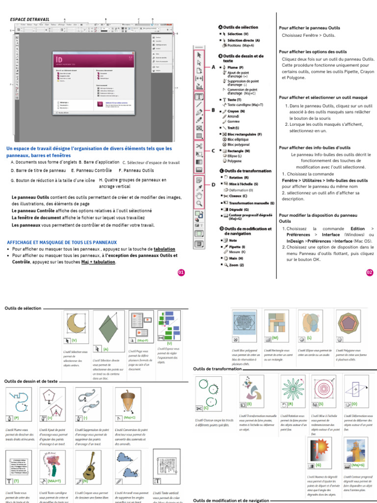 Gouttières et Contours dans InDesign | PDF | Imprimante (Informatique ...