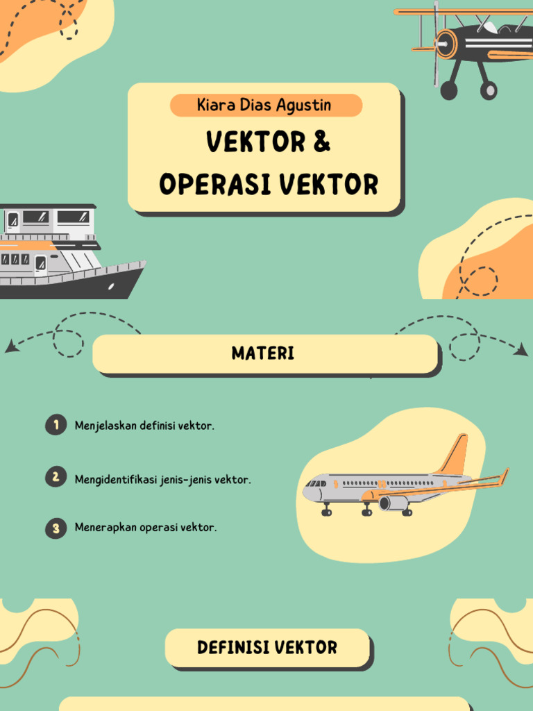 Definisi dan Operasi Vektor Dasar | PDF