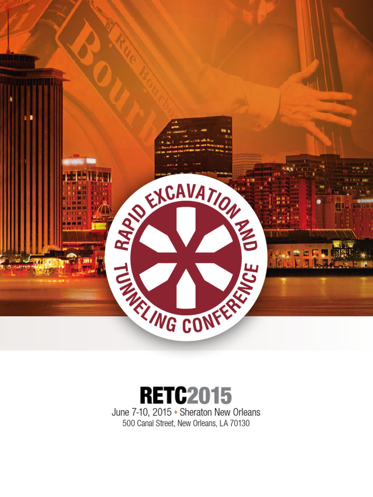 RETC 2015 Conference Brochure | PDF | Combined Sewer | Tunnel